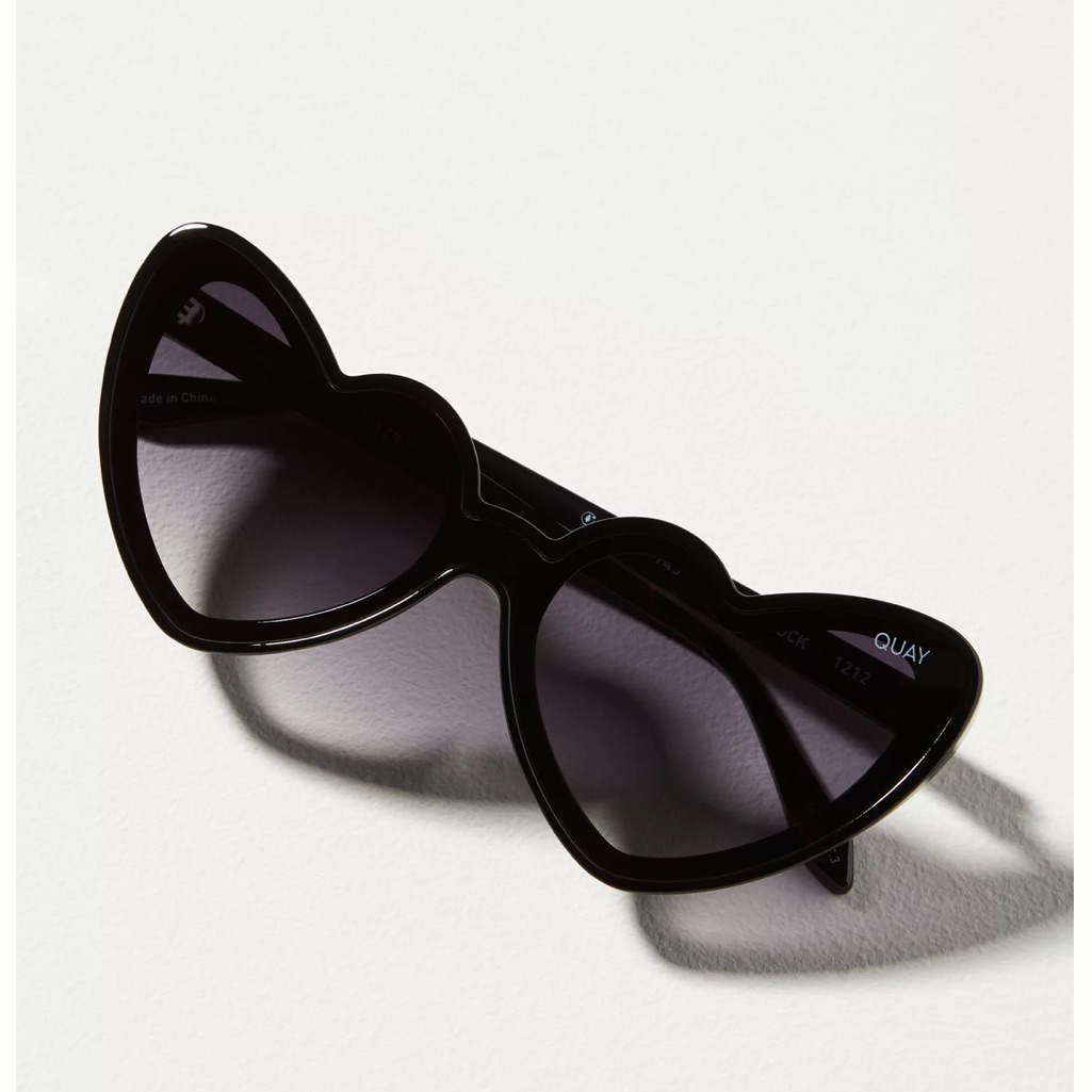 New! Read *Super Rare Quay Australia Black Cat-Eye Sunglasses